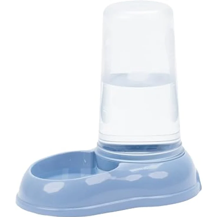 Ferplast AZIMUT 1500 Futter- oder Wasserspender für Hunde und Katzen, 1,5 Liter, rutschfester Boden, blau, 16,5 x 25 x 24,5 cm – Bild 1