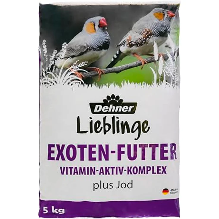 Dehner Exotenfutter, 5 kg, hochwertiges Vogelfutter mit Jod und Vitamin-Aktiv-Komplex – Bild 1