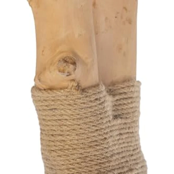 Designed by Lotte Kratzbaum Reya, cremefarben aus Dattel- und Birnbaumholz, für Katzen bis 10 kg – Bild 6