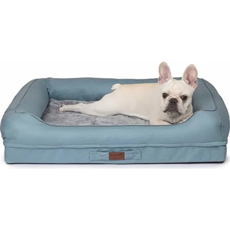 RAIKOU Hundematratze Hundebett gepolstertes waschbares Tierbett Hundekissen Hundesofa, grau, verschiedene Größen verfügbar – Bild 6