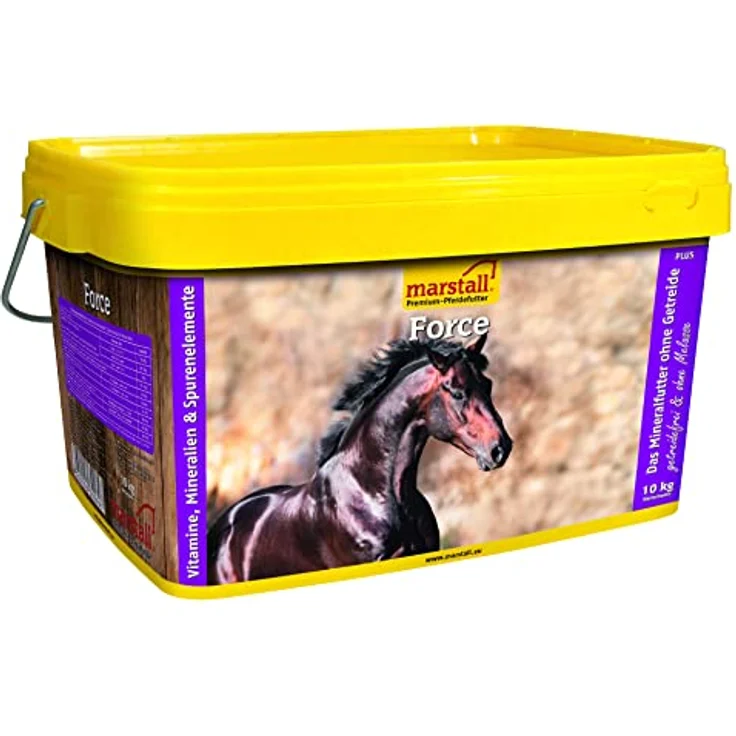 marstall Premium-Pferdefutter Force, 10 kg Beutel für leistungsstarke Fütterung – Bild 1