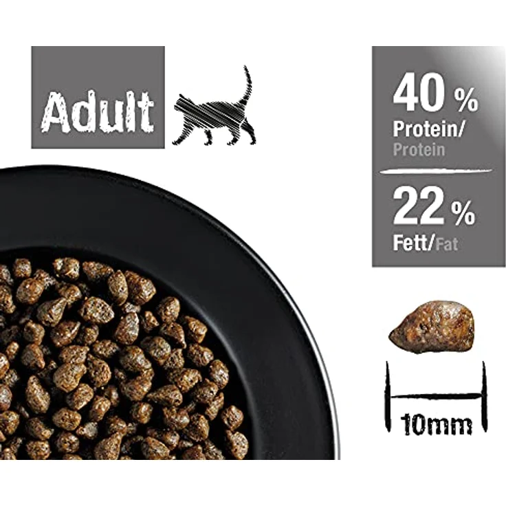Leonardo Fresh Duck & Poultry, Trockenfutter für Katzen mit 85% Frischfleisch, Alleinfuttermittel, Doppelpack 2 x 250 g, low carb Formel, geeignet für erwachsene Katzen aller Rassen ab 1 Jahr – Bild 4
