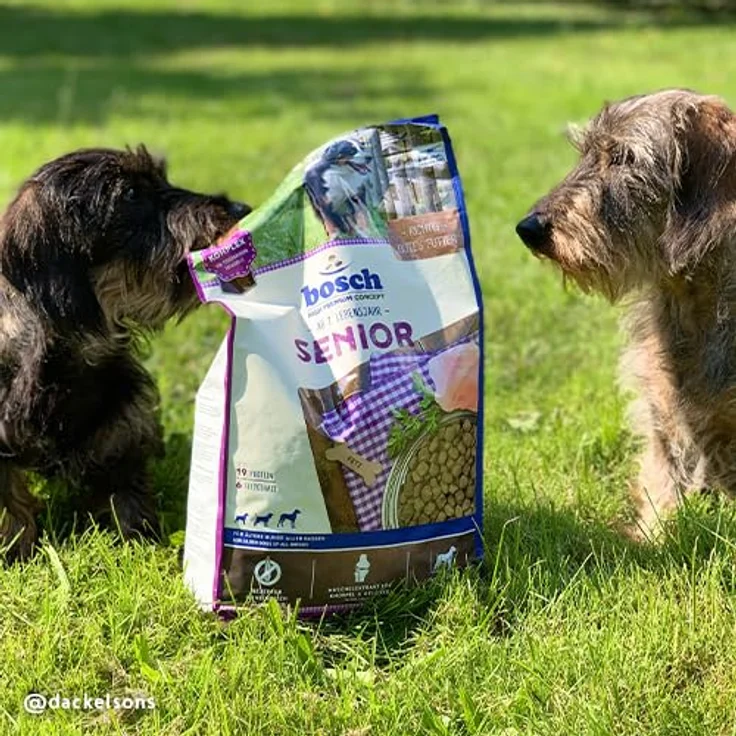 bosch HPC Senior, Hundetrockenfutter für ältere Hunde aller Rassen, weizenfrei und zuckerfrei, 5 x 1 kg – Bild 5