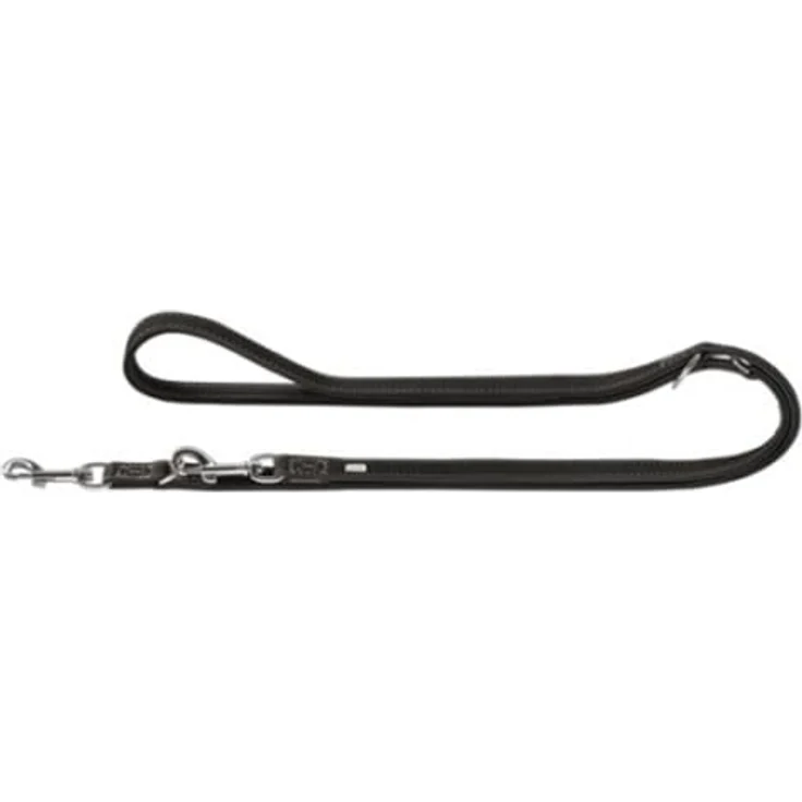 Hunter Hunde-Leine verstellbar Hunting schwarz 18-200 – Bild 2