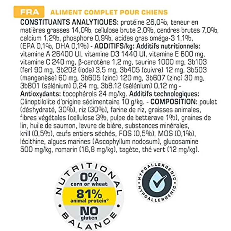 Versele-Laga Opti Life Puppy Maxi, Trockenfutter für Welpen großer Rassen, hypoallergen, 12,5kg – Bild 3