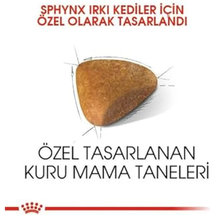 Royal Canin Sphynx Adult, Katzenfutter für haarlose Katzenrasse, 2 kg, hohe Energiedichte und Hautschutz – Bild 9