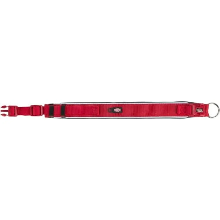 Trixie Premium Hundehalsband, extra breit, S, 33-42 cm, 35 mm, rot – Bild 3
