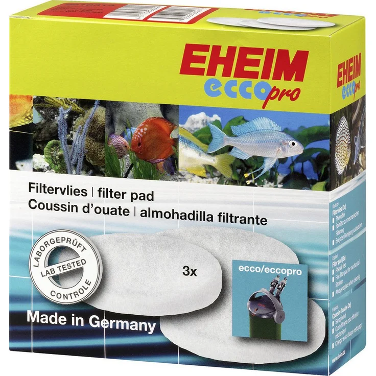 EHEIM Eheim Filtervlies für Ecco pro 130/200/300, 3er-Pack für optimale Wasserreinigung und biologische Filterung – Bild 1