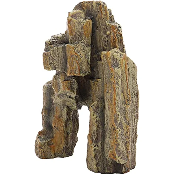HOBBY Terrariendeko Fossil Rock 1, naturnah nachempfundener Felsen aus Polyresin, 14x8x15 cm – Bild 3