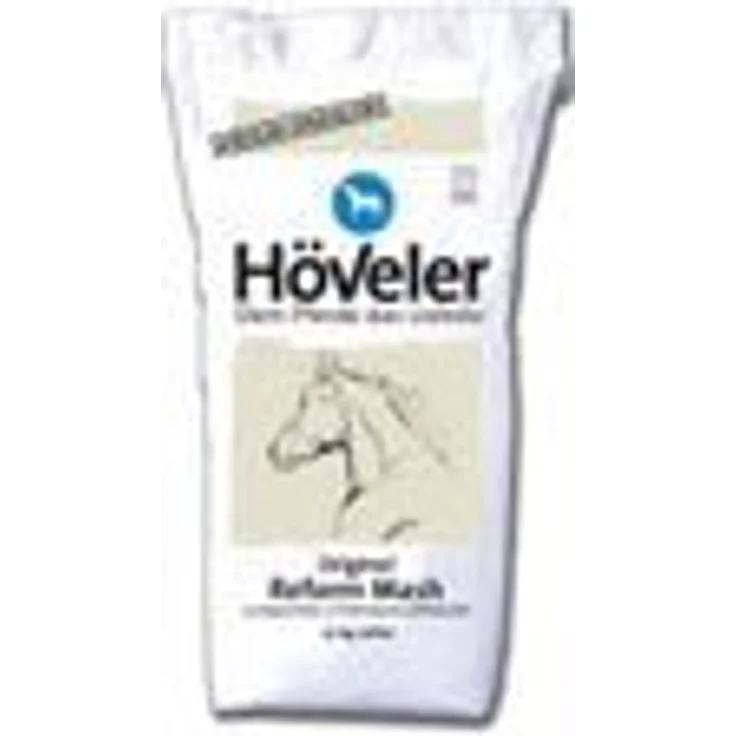 Höveler Reform-Mash, Pferdefutter 15 kg mit beruhigender Wirkung auf Schleimhäute und glänzendem Fell