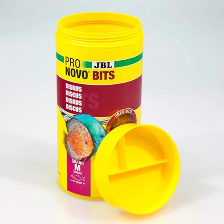 JBL PRONOVO BITS GRANO, Hauptfutter-Granulat für Diskus und Buntbarsche, Größe M, 1000 ml, hochwertige Rohstoffe, gesunde Verdauung – Bild 4