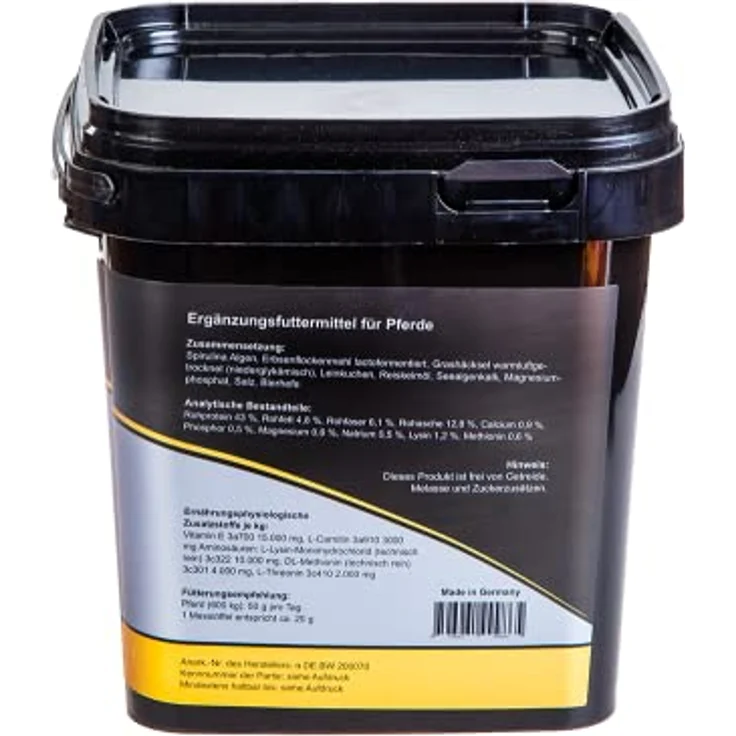 Equanis MuscleActive, Ergänzungsfuttermittel für Pferde, 1,5 kg, Pellets zur Unterstützung der Muskelfunktion, fördert Muskelaufbau ohne Zuckerzusätze – Bild 3