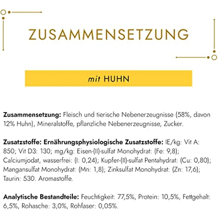 Gourmet Gold Feine Pastete, Katzen-Nassfutter im Sparpaket 24 x 85 g - Mixpaket (Huhn & Rind) mit hochwertigen Zutaten – Bild 4