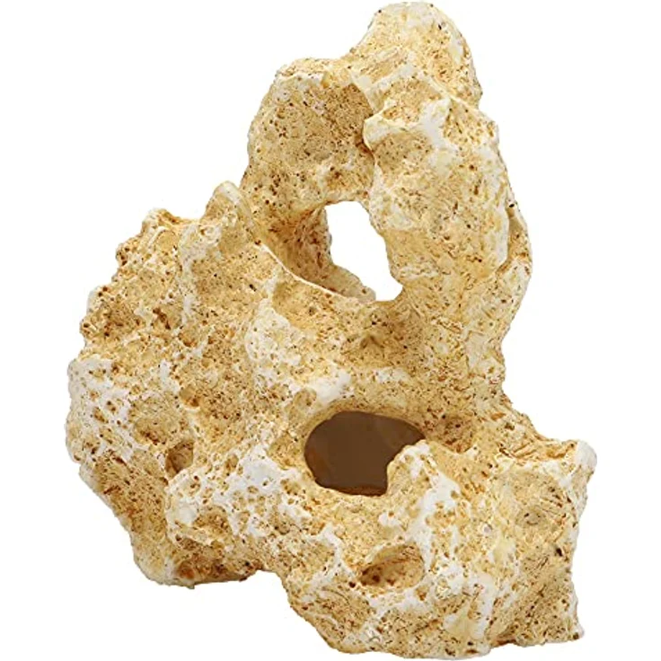 HOBBY Cavity Stone 1, naturnah gestaltete Dekoration aus Polyresin für Aquarium und Terrarium, leicht zu reinigen und wasserneutral – Bild 3