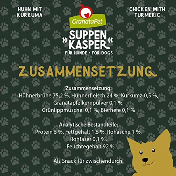 GranataPet Suppenkasper Multipack, Hunde-Nassfutter, 6x140g – Bild 4