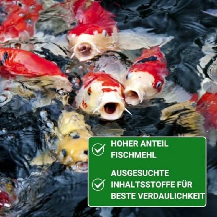 KENKOU COOL-Water 6mm, Fischfutter mit hohem Weizenkeimanteil und probiotischen Bakterien, 10 kg – Bild 8