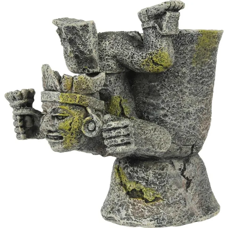 EBI Aqua Della Aztec Gale, Aquarium Dekoration aus Polyesterharz für Süß- und Salzwasseraquarien