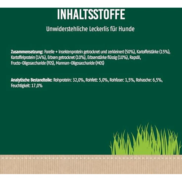 Christopherus Snacks Soft-Im-Biss Forelle + Insekt, Getreidefreies Hundeleckerli, hypoallergen, 125 g – Bild 4