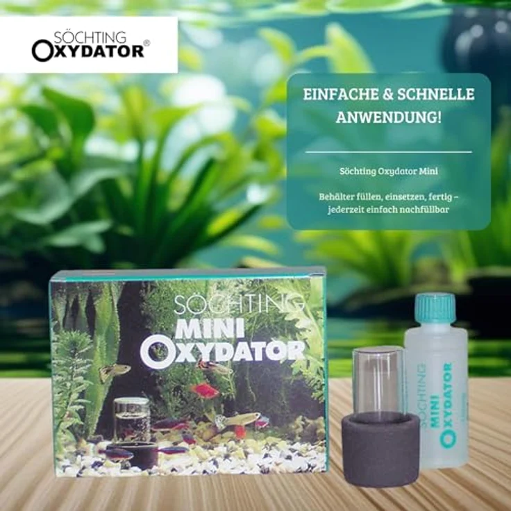 OTTO Söchting Oxydator Mini, Sauerstoffversorgung für Aquarien bis 60 Liter, lautlos und ohne Kabel – Bild 3