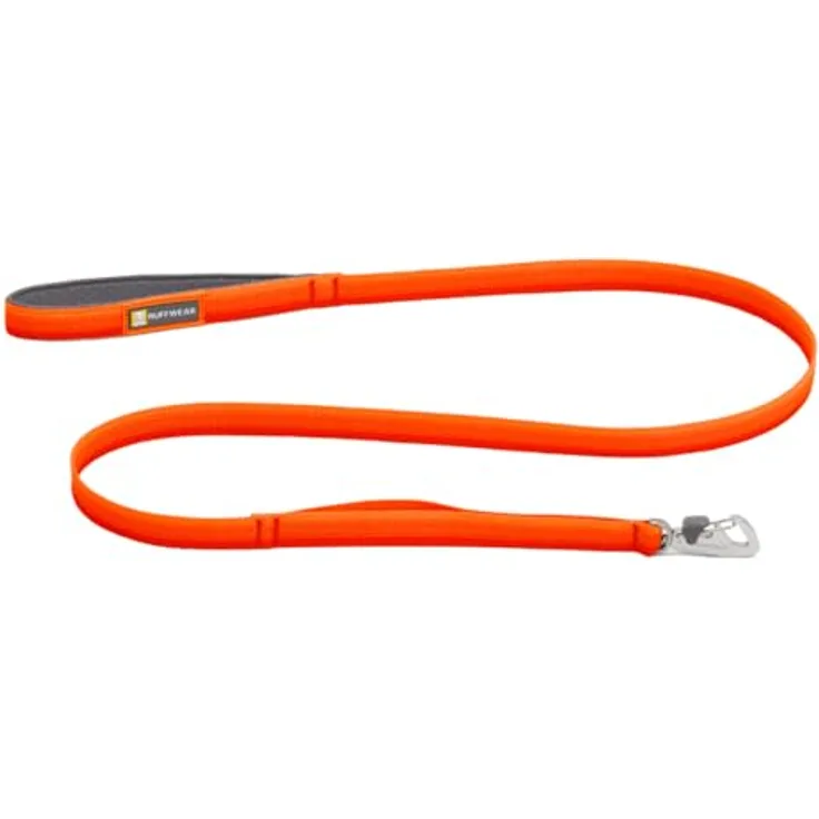 Ruffwear Front Range Hundeleine, 1,5 m mit gepolstertem Griff und Verkehrsgriff, Blaze Orange