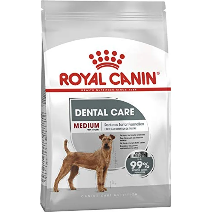 ROYAL CANIN Medium Dental Care, Hunde-Trockenfutter zur Zahnreinigung, 10 kg – Bild 1