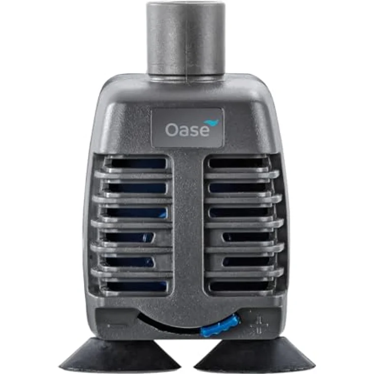 OASE 42654 OptiMax 500 Aquarium Pumpe, regulierbarer Wasserdurchfluss 500 l/h, für Süß- und Meerwasser, 5 W, kompakt und sicher fixierbar – Bild 2