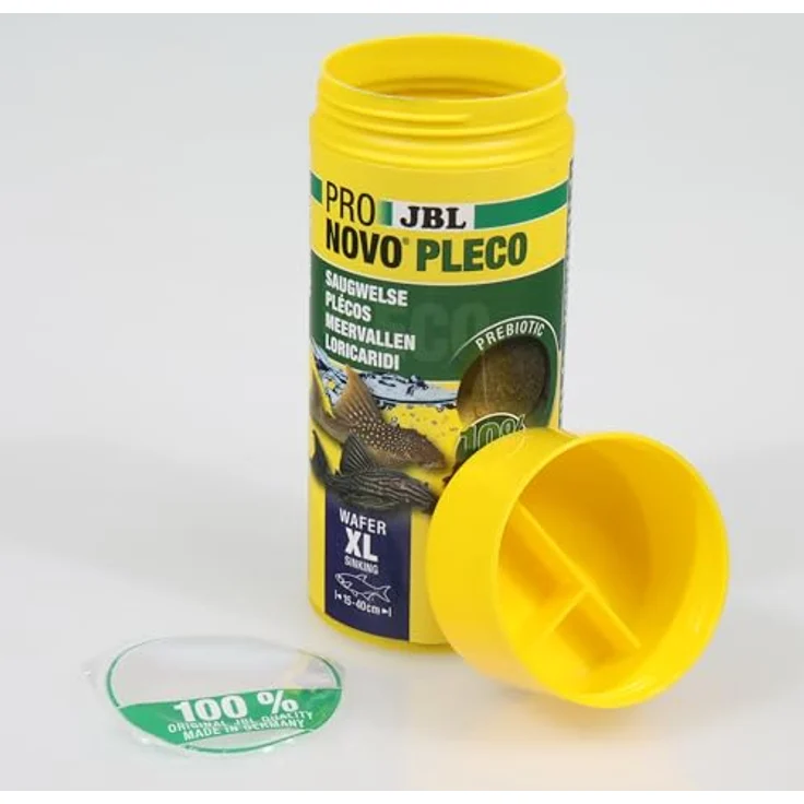 JBL PRONOVO PLECO WAFER, Fischfutter für große Saugwelse, XL, 250ml, naturbelassene Rohstoffe, hohe Akzeptanz – Bild 7