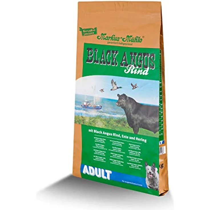 Markus Mühle Black Angus Adult, Hunde-Trockenfutter für ausgewachsene Hunde, 15 kg – Bild 1