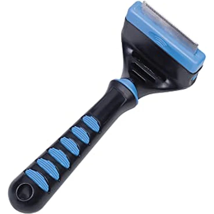 Nobby COMFORT LINE FURstar, Tierfellpflegewerkzeug für Hunde und Katzen, 100 mm, ergonomischer Griff zur Entfernung von Wolle und Haaren, optimal für Fellwechsel – Bild 2