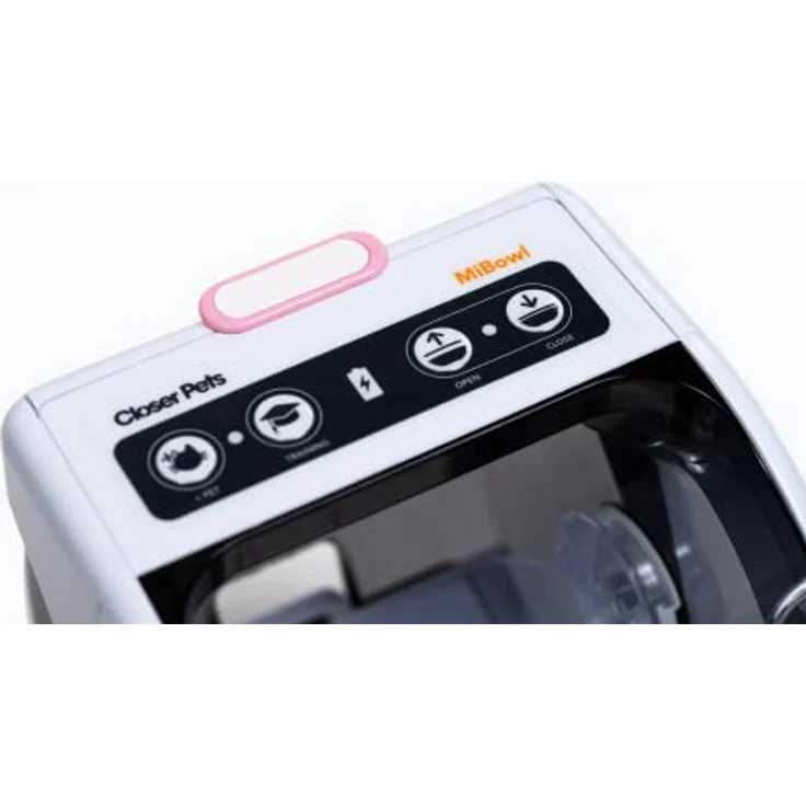Closer Pets MiBowl CP500, Automatischer selektiver Mikrochip-Futterspender für kleine bis mittelgroße Katzen und Hunde, geschlossener Napf, BPA- und BHT-frei, Weiß – Bild 3