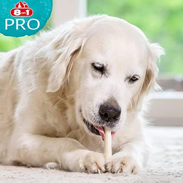 8in1 Delights Pro Dental Sticks, Hundefutter mit Hähnchen und Rinderhaut, zahnreinigend, 3 Stück à 75 g – Bild 7