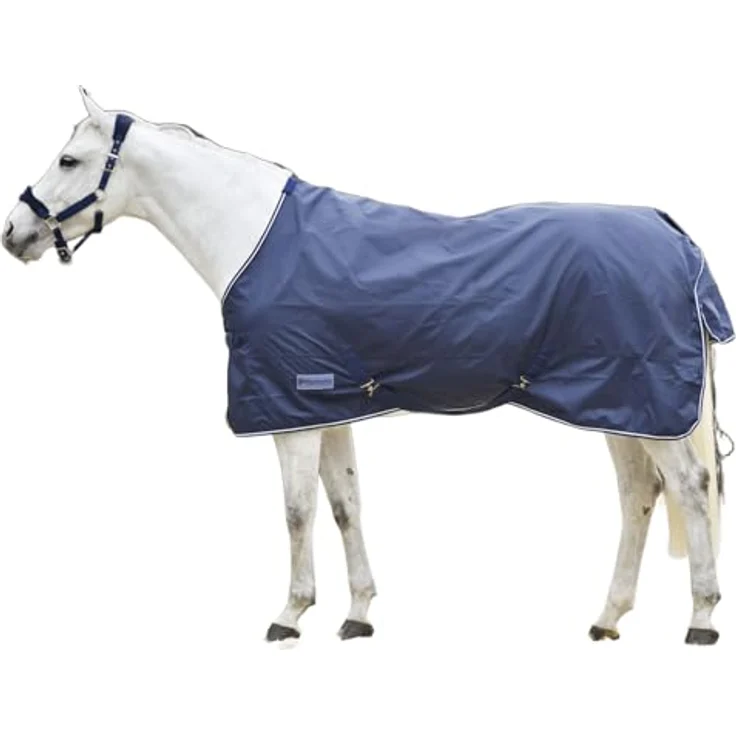 WALDHAUSEN Regendecke Economic, leichte wasserdichte Decke aus 423 Denier Polyester, Nachtblau, 145 cm – Bild 1