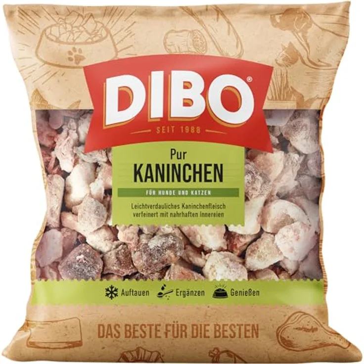 DIBO Frostfutter Pferdefleisch 10x1 kg, nahrhaftes Hundefutter für Allergiker, leicht verdaulich