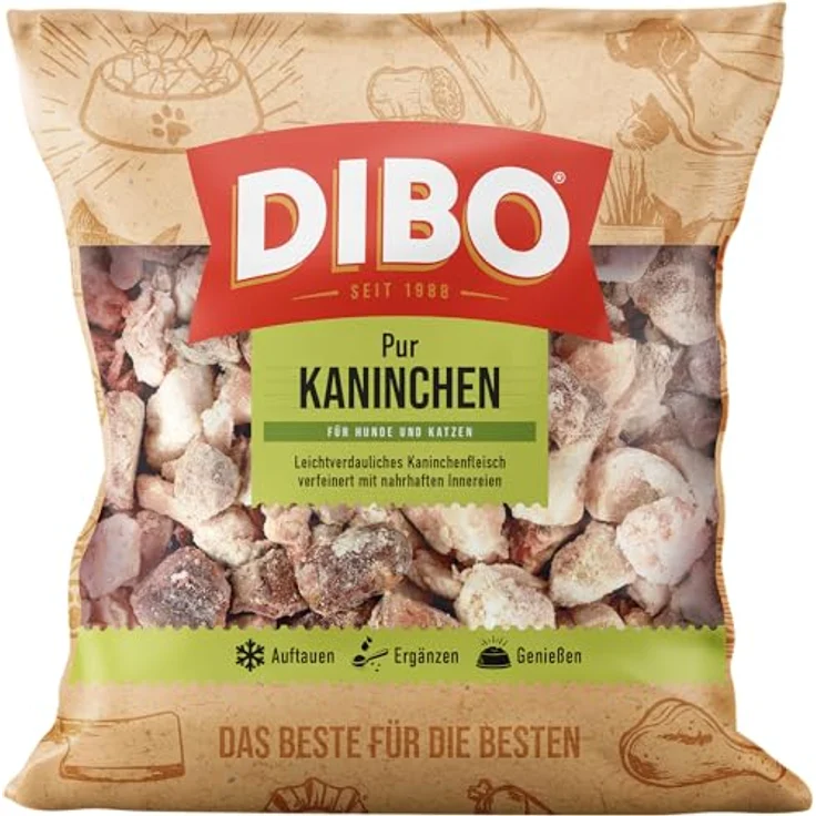 DIBO Frostfutter Pferdefleisch 10x1 kg, nahrhaftes Hundefutter für Allergiker, leicht verdaulich – Bild 1