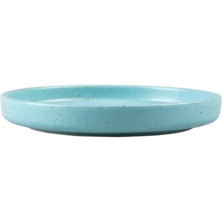 DUVO+ Futternapf Fressschale Stone Speckle, tierische Fressschale aus Keramik, spülmaschinenfest, 150 ml, türkis – Bild 2