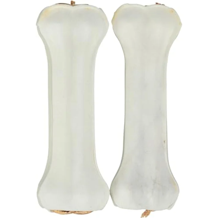 TRIXIE Denta Fun Knochen mit Ente, Rinderhaut gefüllt, glutenfrei, 2 Stück, 10 cm, 70 g – Bild 2