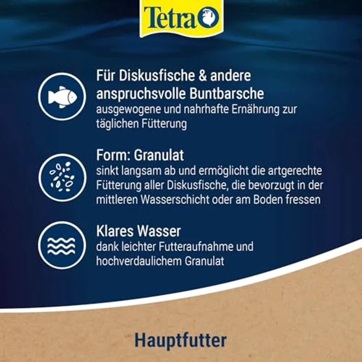 Tetra Discus Granules, Fischfutter speziell für Diskusfische, fördert Gesundheit, Farbenpracht und Wachstum, 10 L Eimer – Bild 4