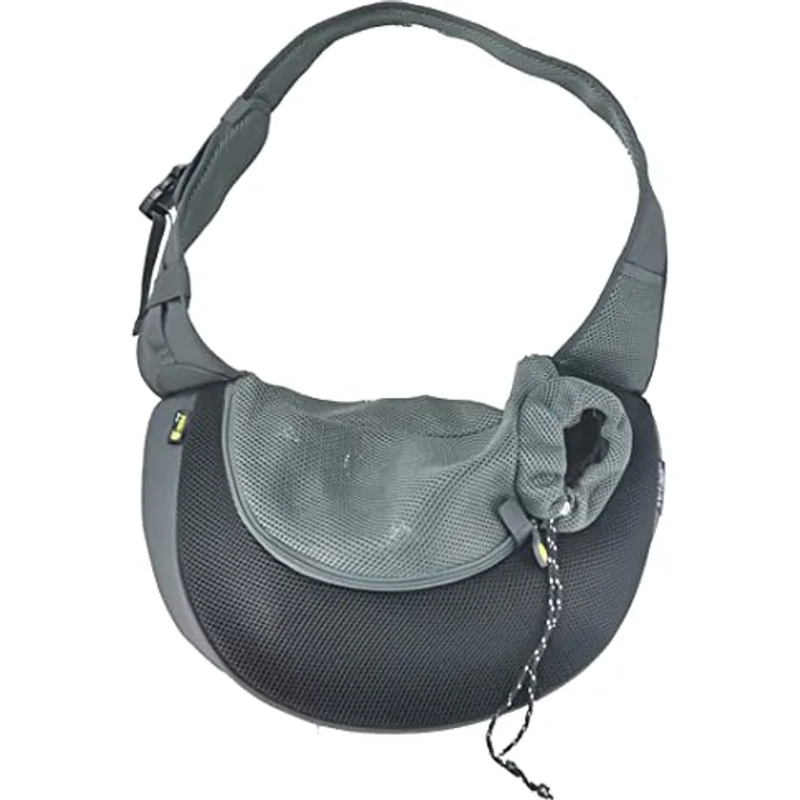 EBI, Sarah Crazy Paws Transporttasche aus Nylon, M, 34 x 19 x 47,5 cm, Schwarz, Transport, Schwarz, Hund