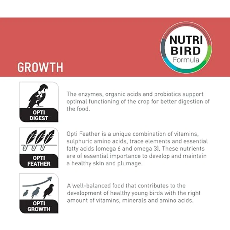 Versele-Laga NutriBird A21, Handaufzuchtfutter für Vögel, Doppelpack, 2 x 800 g, für gesunde Jungvögel mit erhöhtem Proteinbedarf – Bild 4