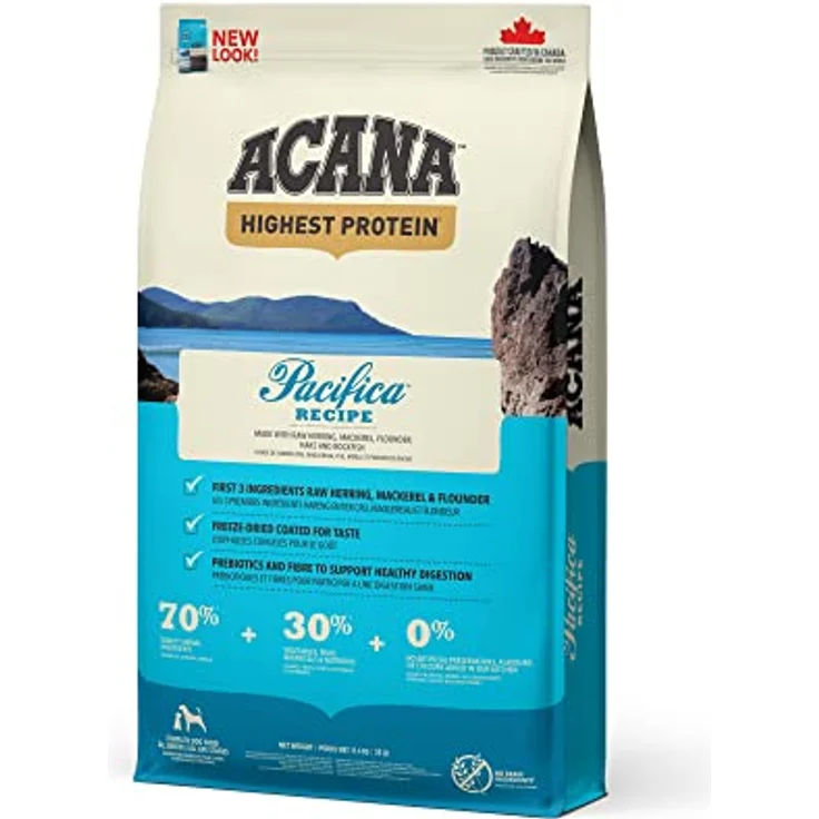 Acana Pacifica Dog Regionals, Hunde-Trockenfutter mit hochwertigen Zutaten, 11,4 kg – Bild 2