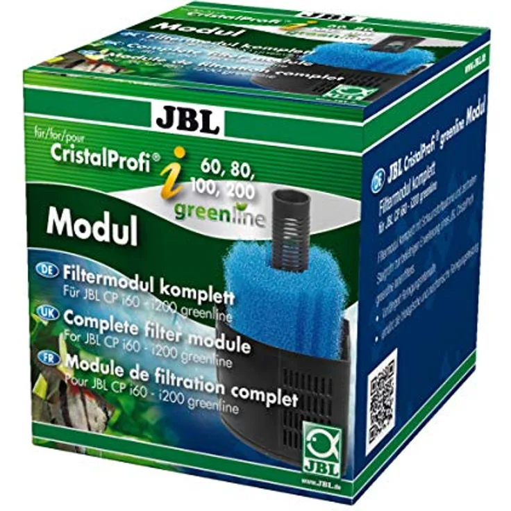 JBL Aquaristik und Terraristik Filtermodul CPi 60-200, Innenfilter für Süsswasser mit Biofilterschaum und Innenrohr, 7 cm Hoch