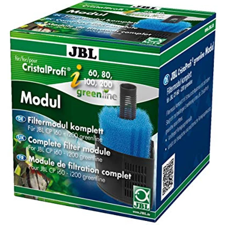 JBL Aquaristik und Terraristik Filtermodul CPi 60-200, Innenfilter für Süsswasser mit Biofilterschaum und Innenrohr, 7 cm Hoch – Bild 1