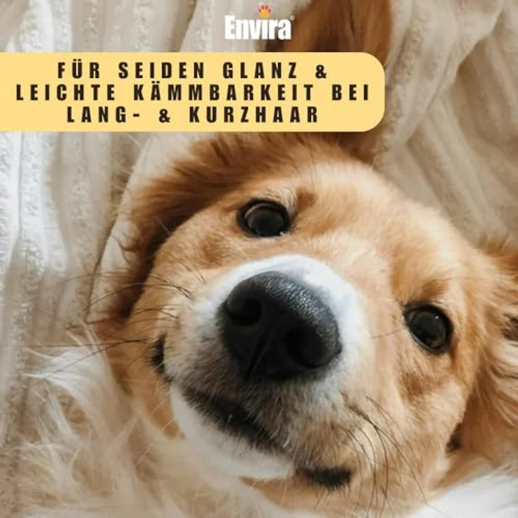 Envira Fellpflege-Spray für Hunde & Katzen 500 ml - Entfilzungsspray mit Repellent-Wirkung gegen Insekten, pflegt Fell & Haut, für alle Felltypen – Bild 3