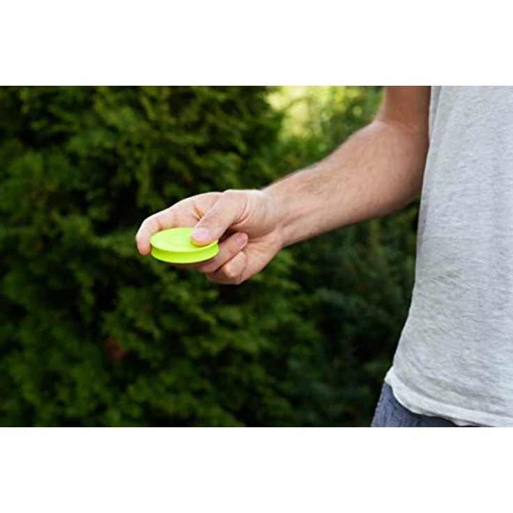 Dreheumel Mini-Frisbee, handliche Wurfscheibe mit bis zu 60 Metern Wurfweite, verschiedene leuchtende Farben, Made in Germany – Bild 5