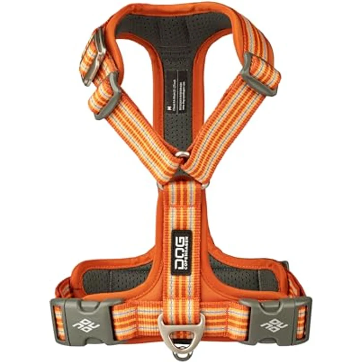 DOG Copenhagen Comfort Walk Air 3.0 Hundegeschirr, ergonomisches Geschirr mit Aluminiumbeschlägen, Orange Sun, XS – Bild 3