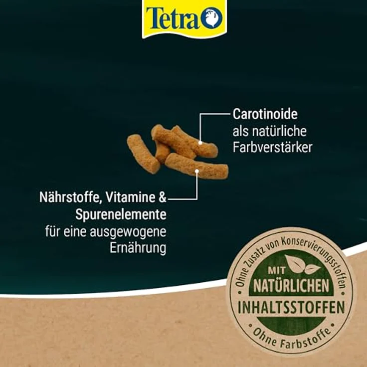 Tetra Pond Koi Sticks, Hauptfutter für Koi-Fische mit Carotinoiden und ungesättigten Fettsäuren, 4 L Beutel – Bild 3