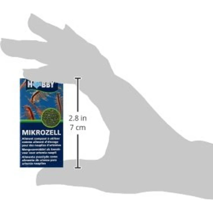 Hobby Mikrozell, 3er Pack Pulverfutter für Artemia Nauplien, 3 x 20 ml – Bild 3