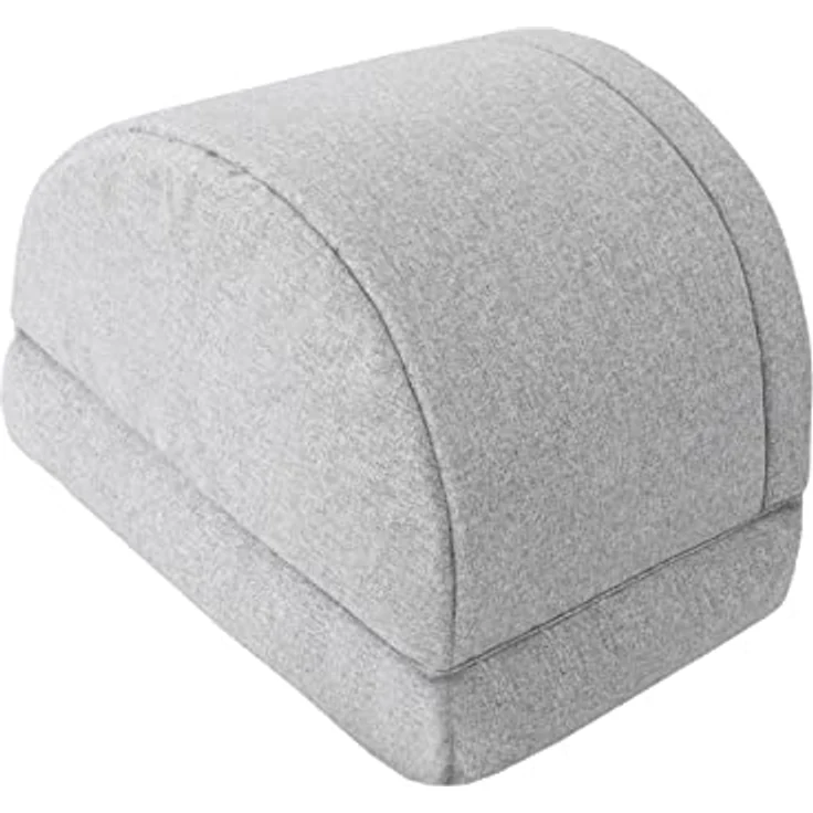 DOGGY Hundehöhle/Hundebett, 2-in-1 Haustierbett mit abziehbarem Bezug, wasserdicht, OEKO-TEX-zertifiziert, Farbe Asche, 60x47 cm – Bild 3