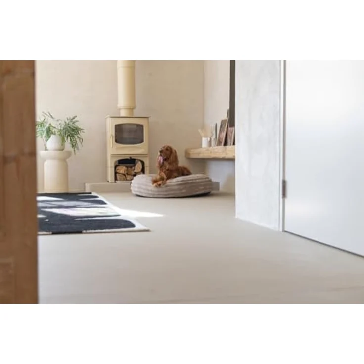 Designed By Lotte Tierkissen Hundekissen Reza rund beige - Nachhaltiges Hundekissen mit recycelter Polyesterfaser – Bild 4