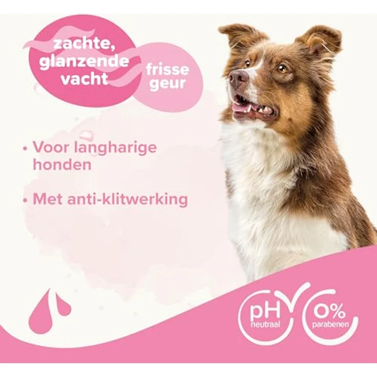Beaphar Entfilzungs-Shampoo, 1L - speziell für langhaarige Hunde, mit Mandelöl und Aloe Vera, parabenfrei, pH-neutral – Bild 4